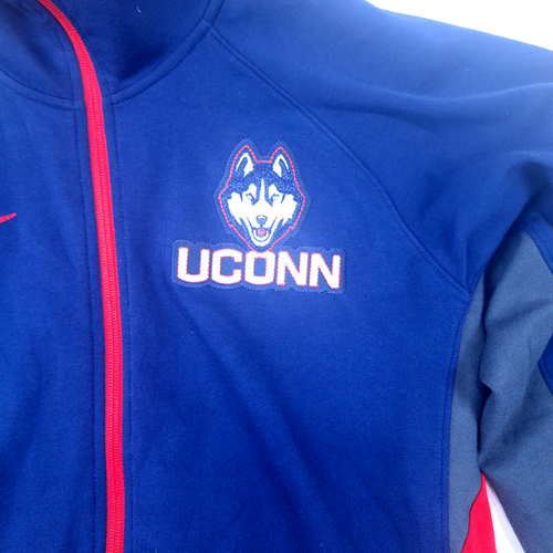 Nike UCONN Huskies Zip On Field Jacket Size Large - Picture 3 of 15