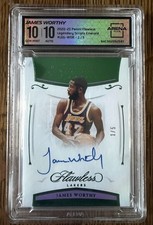 James Worthy 2020 Flawless Legendary Scripts Emerald /5 AUTO Arena 10 GEM Lakers