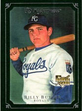2007 Upper Deck Masterpieces #83 Billy Butler Green Linen