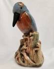 Weller Pottery Brighton Kingfisher Figural Flower Frog