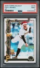 2025 Topps Holiday SP Paul Skenes Short Print Baseball Card #H70 PSA 9 Mint