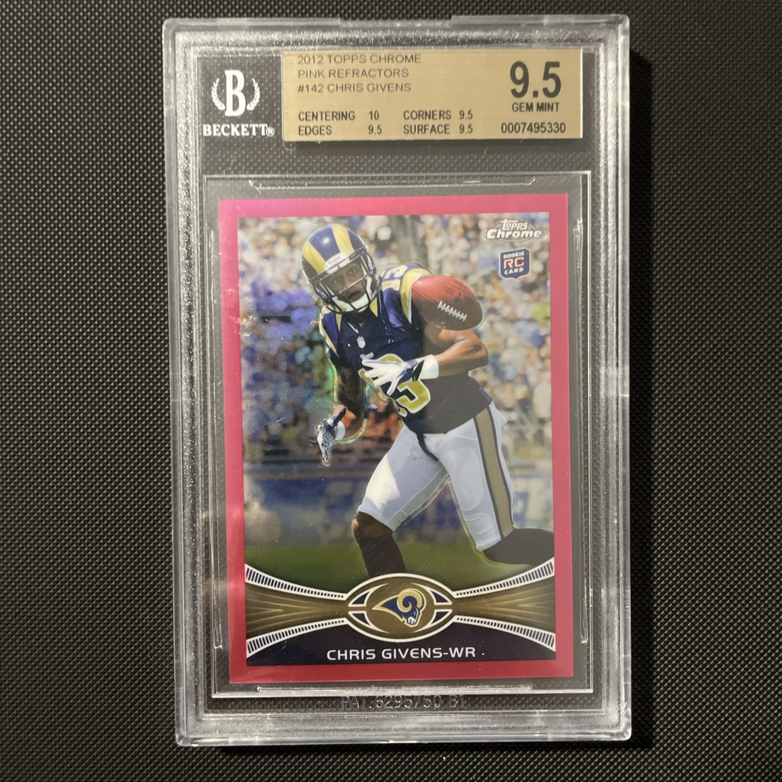Chris Givens Topps Chrome #142 Refractor