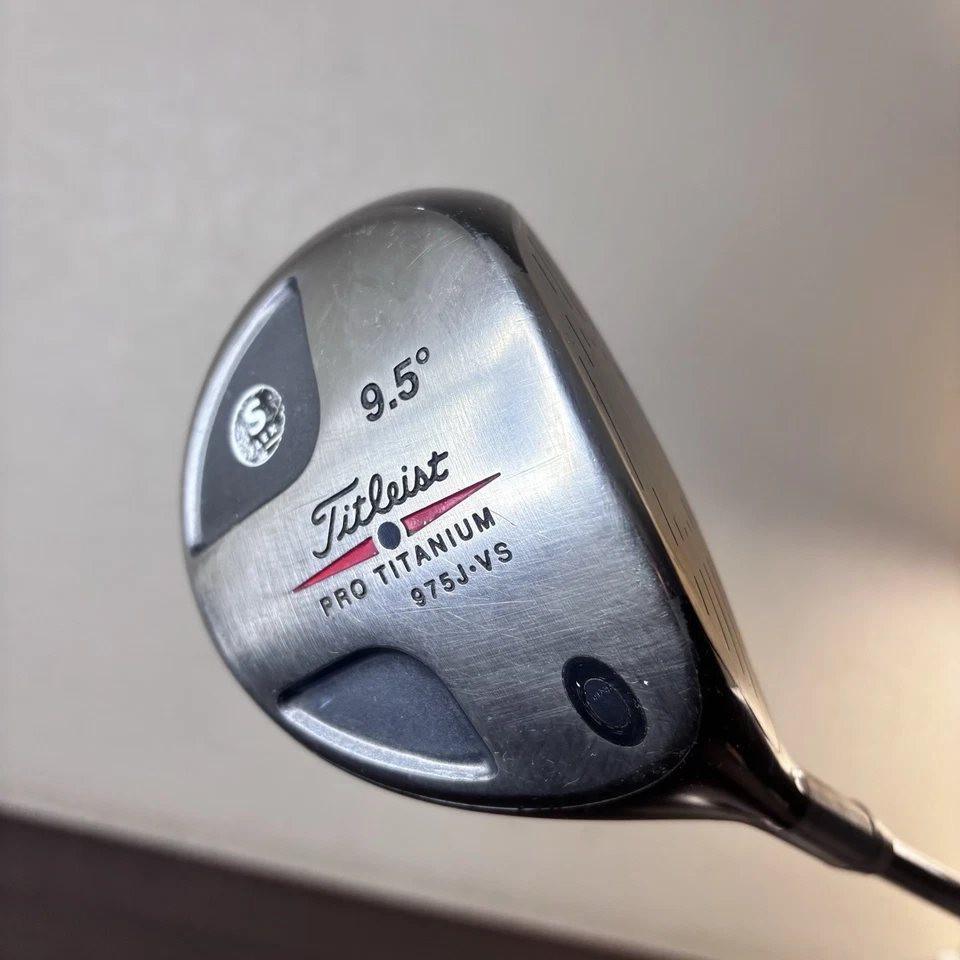 Controlador Titleist Pro Titanium 975J-VS usado 9,5* RH-75 R Flex Aero Tech bobina de alimentación Foto 4 de 4
