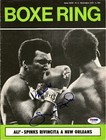 Muhammad Ali & Leon Spinks Autographed Signed Magazine Cover