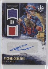 2018 Panini Diamond Kings Holo Gold 4/25 Victor Caratini #RMS-VC Auto x3x