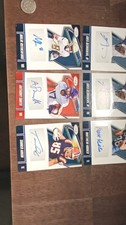 SAGE Malik Rutherford Greg Desrosiers NCAA Football Autographed Card Lot 6 Cards