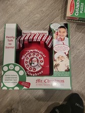 Santa  s Magical Telephone Mr Christmas Interactive Holiday Toy
