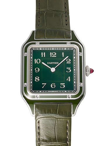 Cartier Santos Dumont LM WGSA0096 Platinum 43.5mm Mechanical (...
