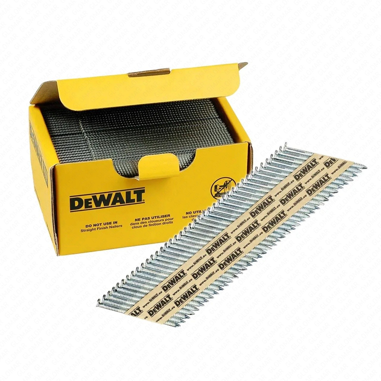 DeWalt DNPT28R63G12Z DNPT28R63 Galvanised 33 Angle Ring Shank Nails 2.8 x 63mm - Image 6