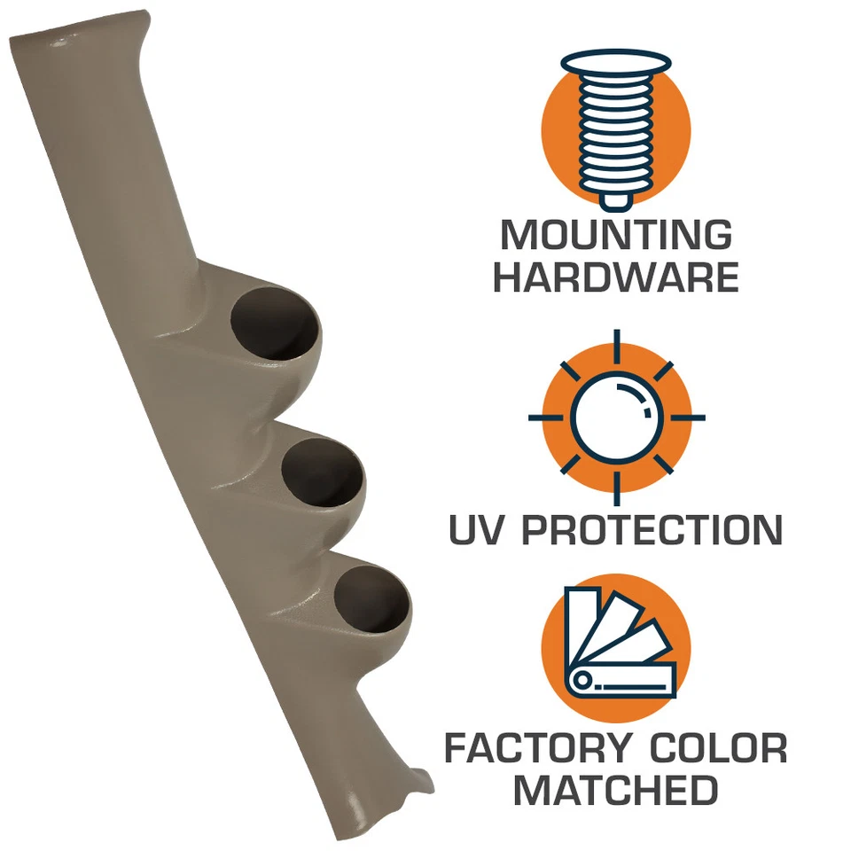 GlowShift Neutral Triple Gauge 52mm Pillar Pod for 2000-2005 Dodge Neon SRT-4 - Image 3 of 3
