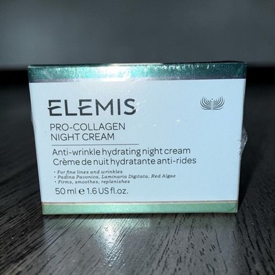 NEW IN BOX 1.6oz ELEMIS PRO-COLLAGEN NIGHT CREAM ANTI-WRINKLE HYDRATING CREAM