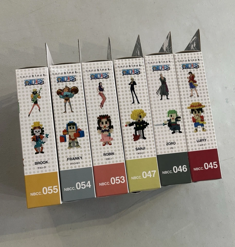One Piece Nanoblock Brook Franky Robin Sanji Zero Luffy New & Sealed - Image 3 of 4