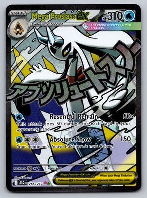 Mega Froslass ex Holo Mega Attack Rare ME: Ascended Heroes 265/217 NM