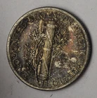 1940 Mercury Dime UNC/AU Toning Rainbow UNC BU Toning Rainbow Choice Bu