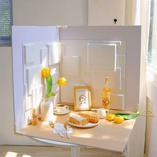 Large Photo Backdrop Board: 5PCS 8Patterns Product Photography Props for Food...