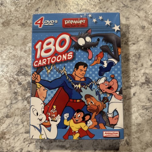 180 Cartoons (DVD, 2008, 4-Disc Set) - Foto 1 di 4