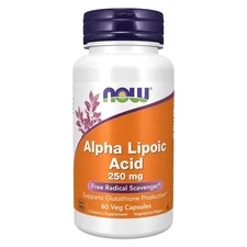 NOW FOODS Alpha Lipoic Acid 250 mg 60 Veg Capsules