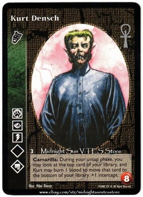 Kurt Densch Nosferatu Blood Shadowed Court V:TES VTES Vampire CCG