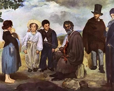 Edouard Manet The Old Musician Giclee Print on Canvas 8x10 Wall Art Painting