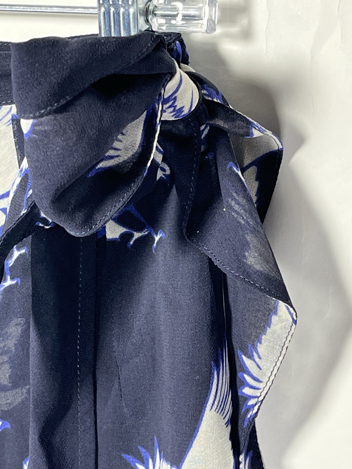 ZARA BASIC Eagle Navy Blue And white Wrapover Ski… - image 3