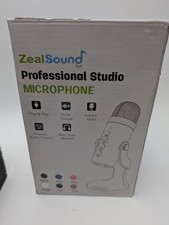 Zealsound USB Microphone, Condenser PC Mic W/Lightning Adapter For Phones