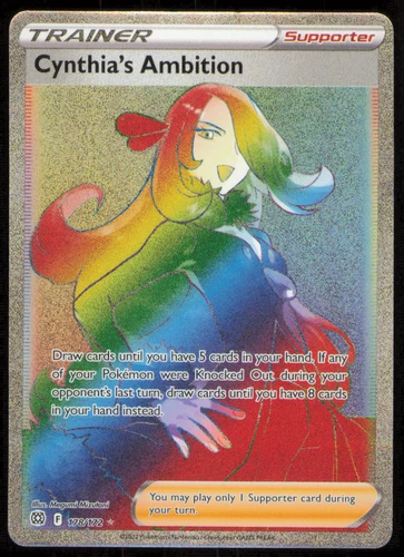 Cynthia's Ambition (Secret) 178/172 Swsh09: Brilliant Stars Holo NM
