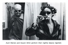 CONTINENTAL SIZE POSTCARD AUNT MARION AND COUSIN MIMI (TYPE 1) BECOMING SCARCER