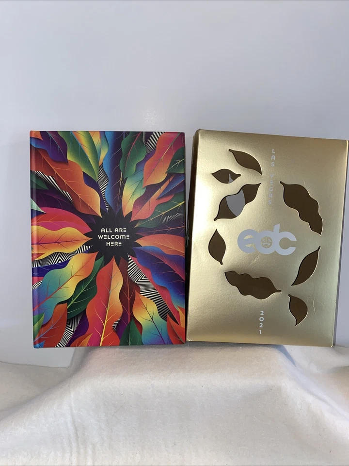 EDC Las Vegas 2021 Box & Accessories Bracelet Pins Stickers No Bracelet Included - Image 3 of 4