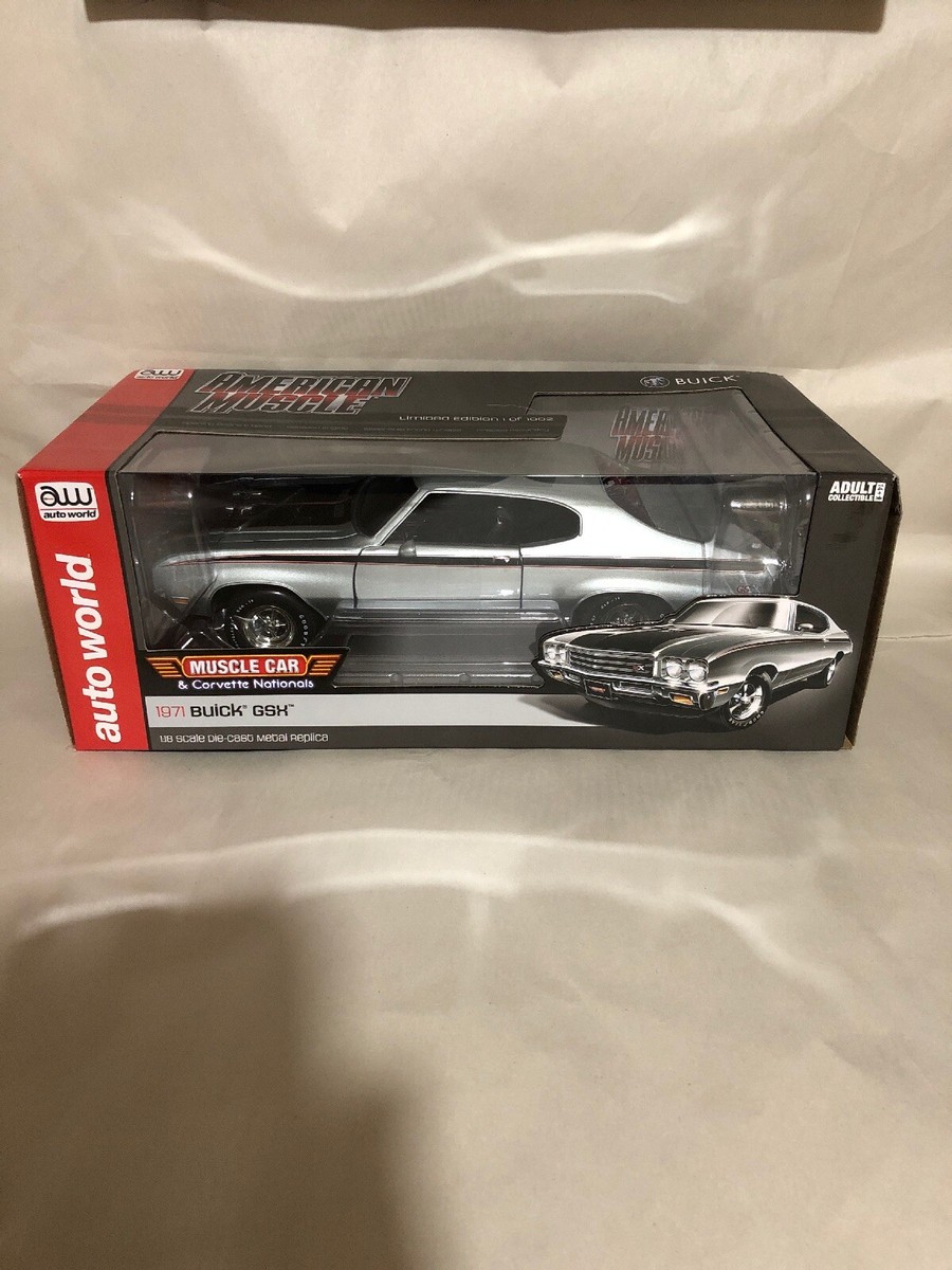 1971 Buick GSX Silver 1:18 Autoworld 1138 | eBay