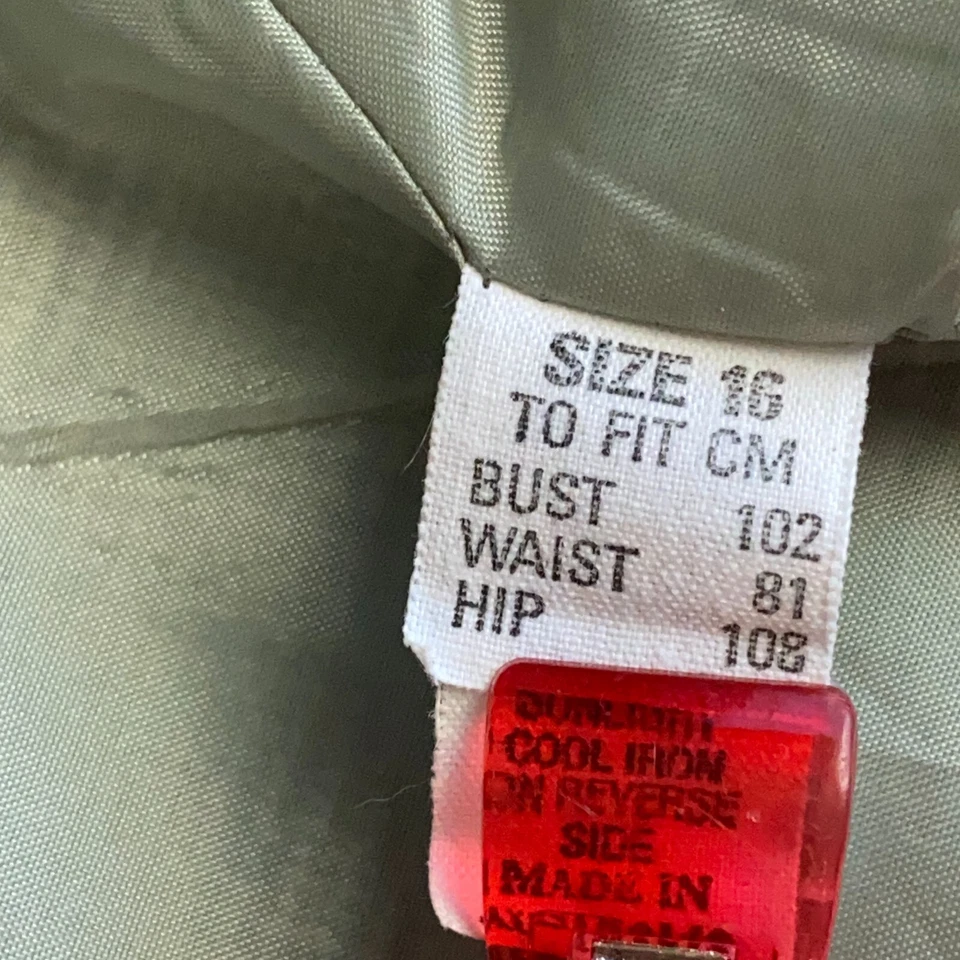 Chaqueta Taylor Square Vintage Mujer Talla 16 Cuadros Completamente Forrada Manga Larga Blazer Foto 4 de 4