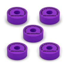 Cympad Chromatics Purple 40/15mm Cymbal Pad  Set of 5