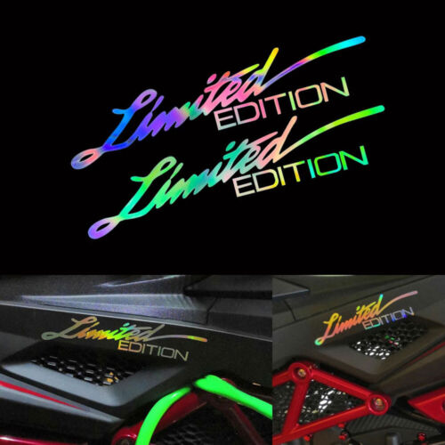 2x Laser LIMITED EDITION Car Styling Vinyl Auto Window Sticker Decor Accessories - Picture 2 of 12