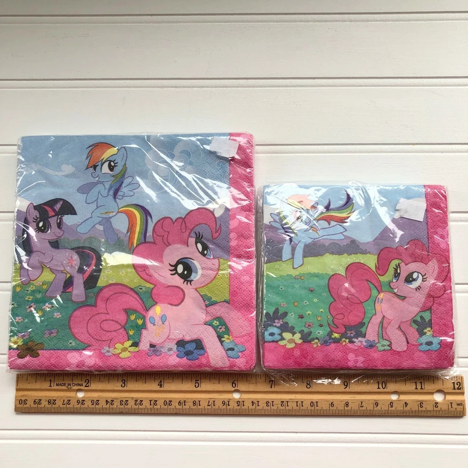 My Little Pony Cumpleaños Amistad Fiesta Servilletas Lote de 2 Paquetes Almuerzo Bebida Foto 4 de 4