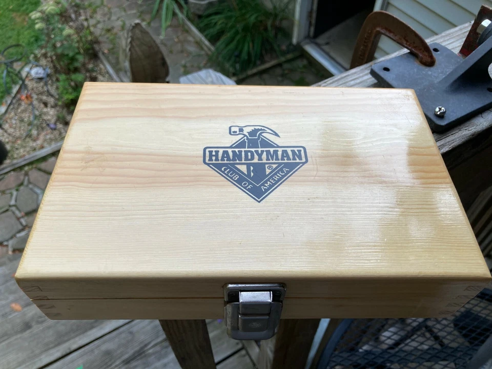 Juego de brocas de enrutador oficiales Handyman Club of America de 15 piezas en caja de madera nuevo en caja Foto 3 de 4