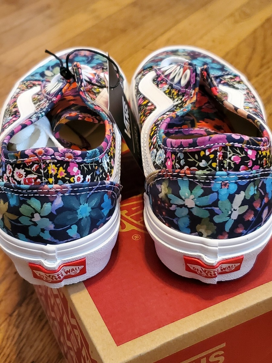 ★人気★【VANS】★VANS x LIBERTY OLD SKOOL TAPERE.D★22-28cm VANS Liberty Fabrics Old Skool Tapered Black Floral Platform