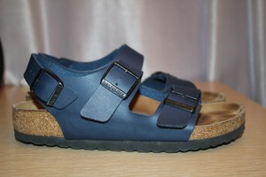 birkenstock milano blue