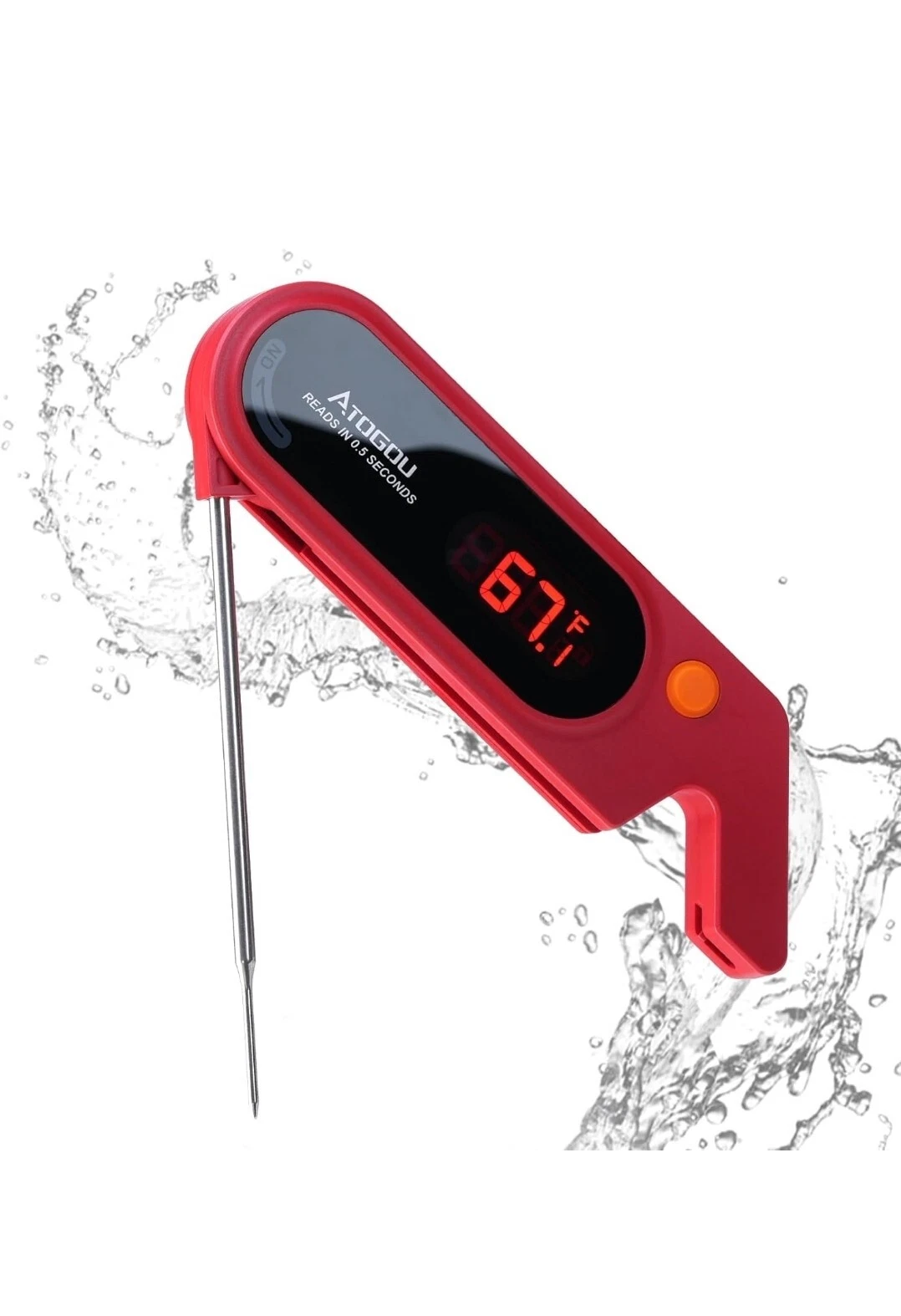 Thermocouple Faster Instant Read Meat Thermometer ±0.3°C, 0.5 Second Response