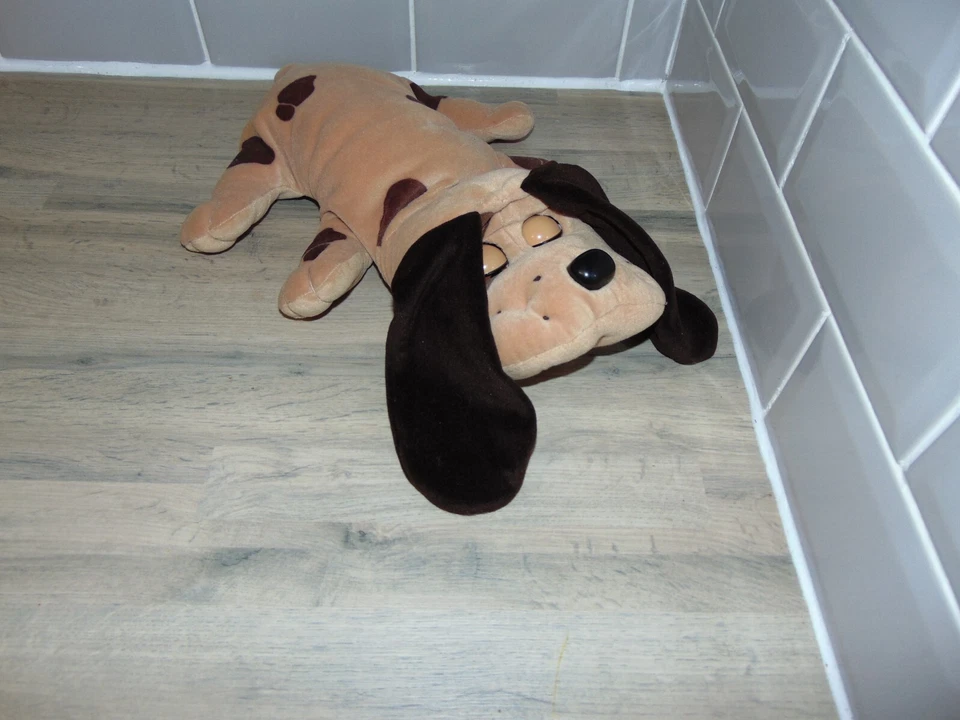 Pound Puppies *Snoring Sleeping* Dog 18" Plush Toy *Working* Hornby 1992 VGC - Image 2 of 4