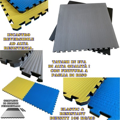 tatami eva materassina incastro karate judo yoga pavimento antitrauma salagiochi
