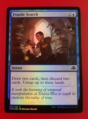 1x Frantic Search | FOIL | Dominaria Remastered | MTG Magic Cards