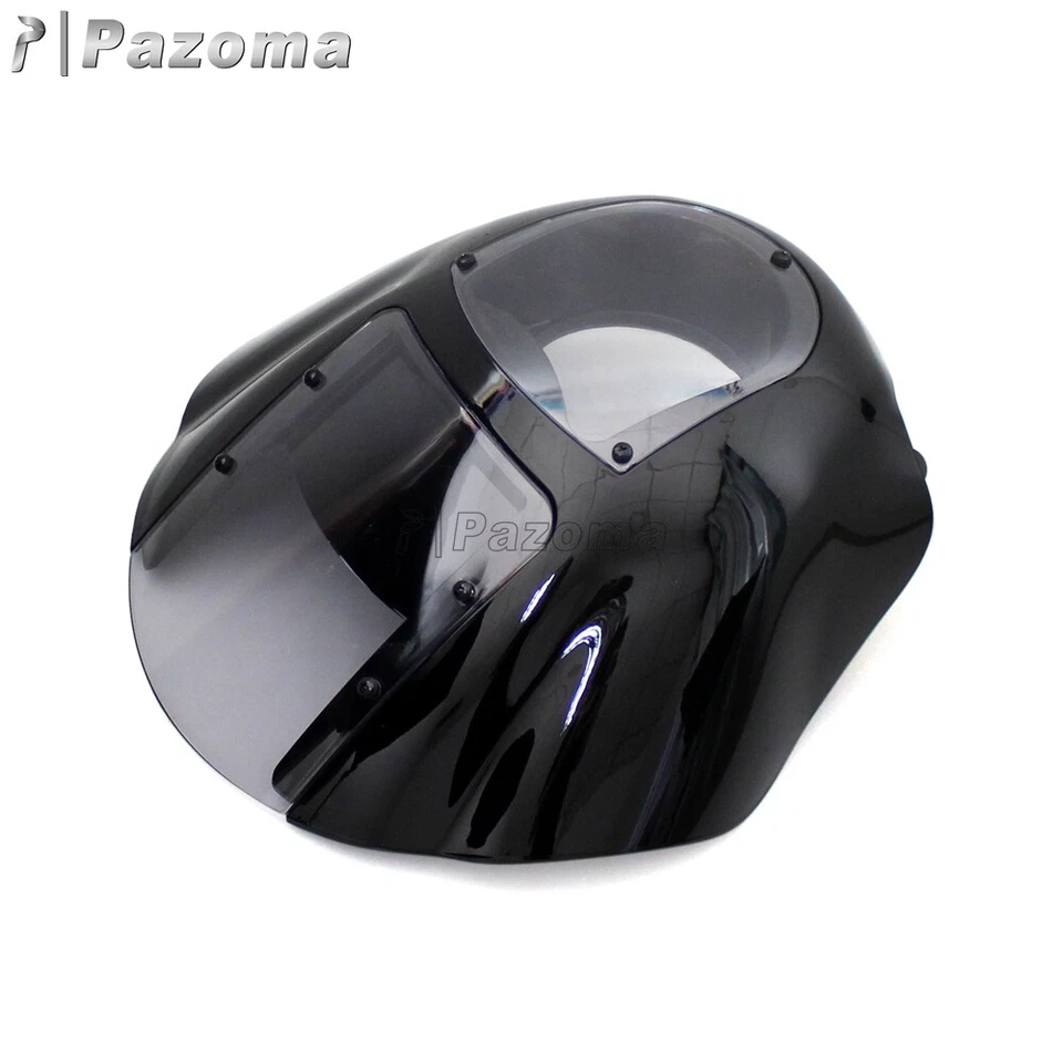 Cuarto de carenado ABS con abrazadera de horquilla de 45 mm para Harley Sportster XL 88-16 Dyna '95-05 Foto 4 de 4