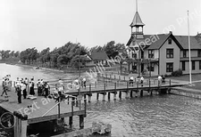 1910's Marshland, St Clair Flats, Michigan Vintage Old Photo 13" x 19"" Reprint
