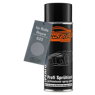 Autolack Spraydose für Rolls Royce S22 Contrast Silver Metallic Basislack