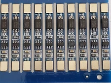 10pcs 1S 3.7V BMS  battery protection board pcm for 18650 lithium ion li battery