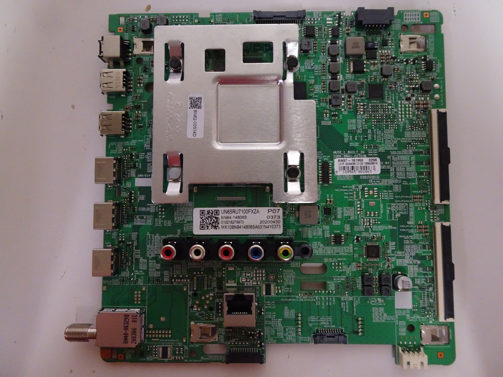 Samsung UN65RU7100FXZA Main Board (BN9716195E) BN9414806S eBay