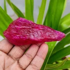 Natural 440 Ct With Certified African Uncut Red Ruby Gemstone Rough 90mm