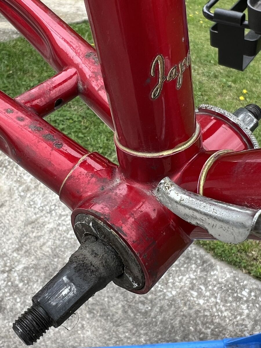 70s Azuki Gran Sport Lugged Chromoly Bike Frame Fork 25 in 70s Azuki Gran Sport Lugged Chromoly Bike Frame Fork 25 in