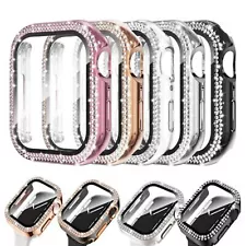 For Apple Watch Series 10/9/8/7/6/5/4/3Diamond Bling Case iwatch 41/45mm Cover