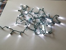 STRING LIGHT STRAND 60 CLEAR LED LIGHTS GREEN WIRE 22 .5 FT LENGTH