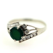 Aventurine Ring. 925 Silver